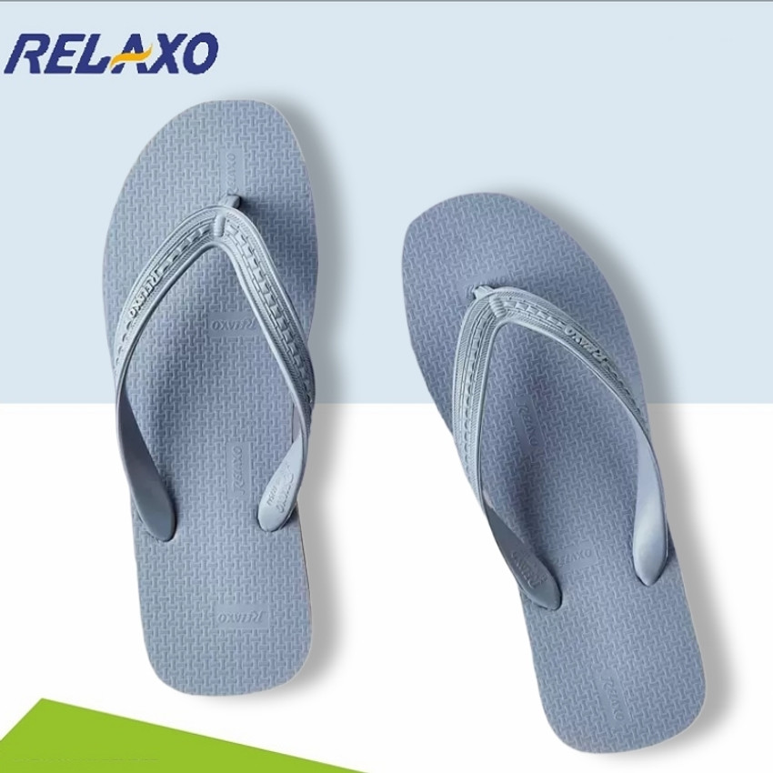 relaxo white chappal