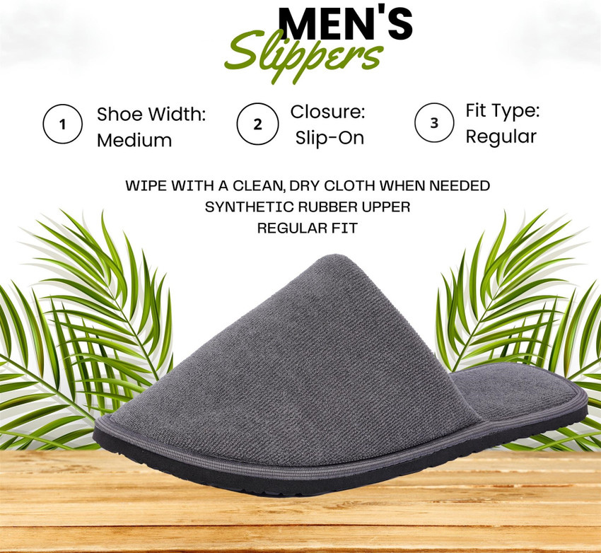 Mozaniya Men Home Slippers for Men Soft Sole Bedroom Indoor Winter