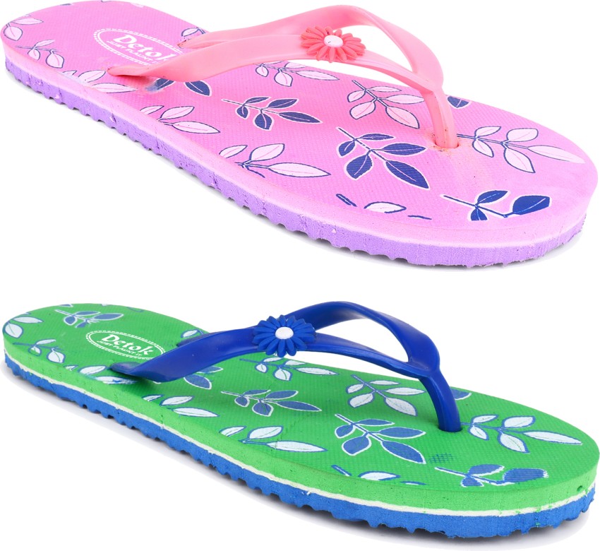 Detok Women Stylish Comfortable Lightweight Flip Flops for Women