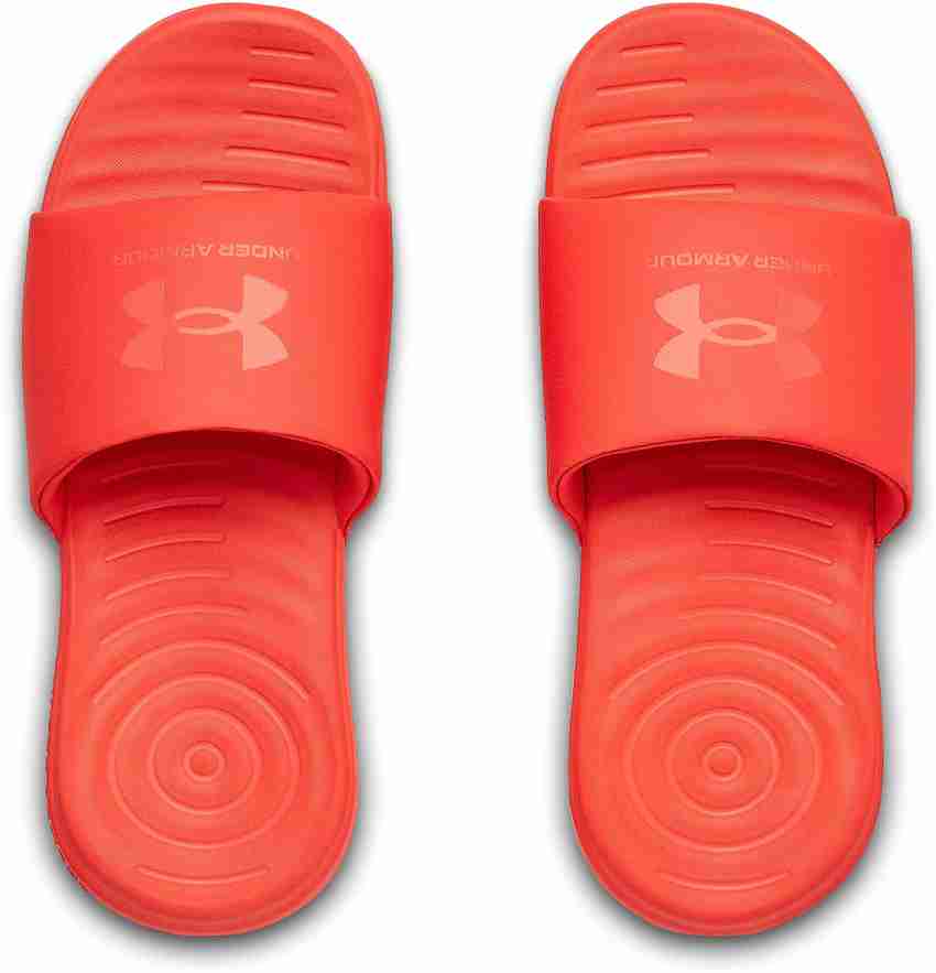 Under armour slides store red