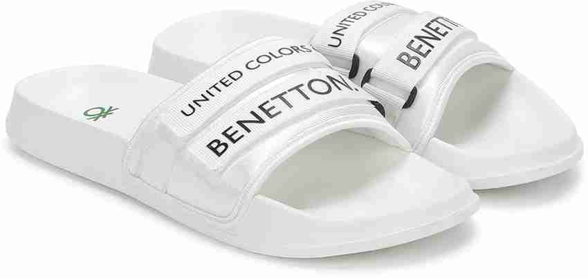 United colors of benetton sliders with shop velcro closure