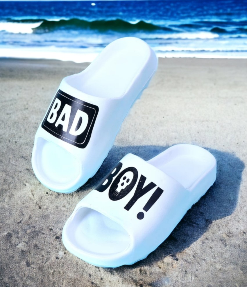 Best men's slides discount for the beach