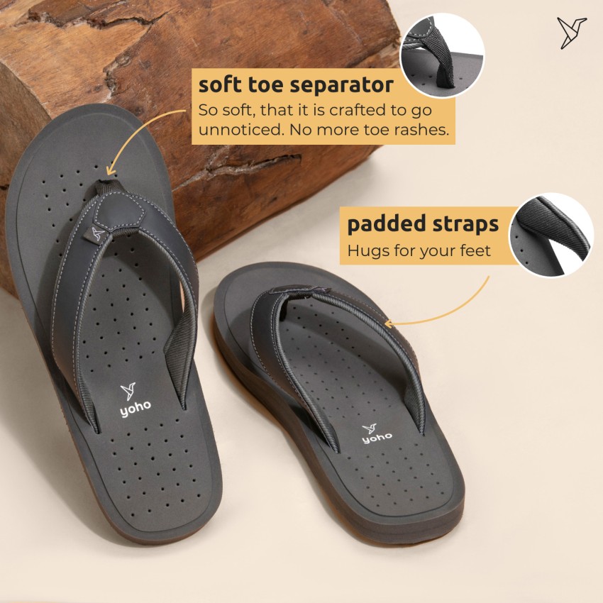 Arch support best sale mens flip flops