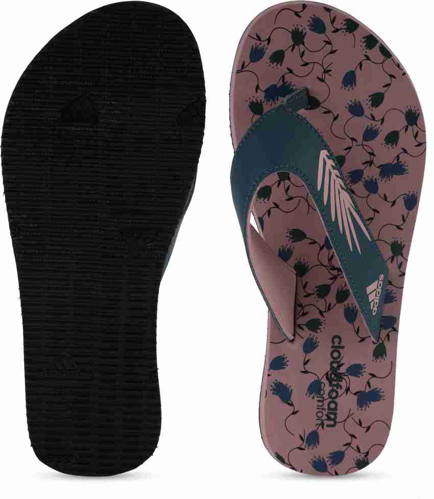 Adidas cloudfoam cheap flip flops ladies