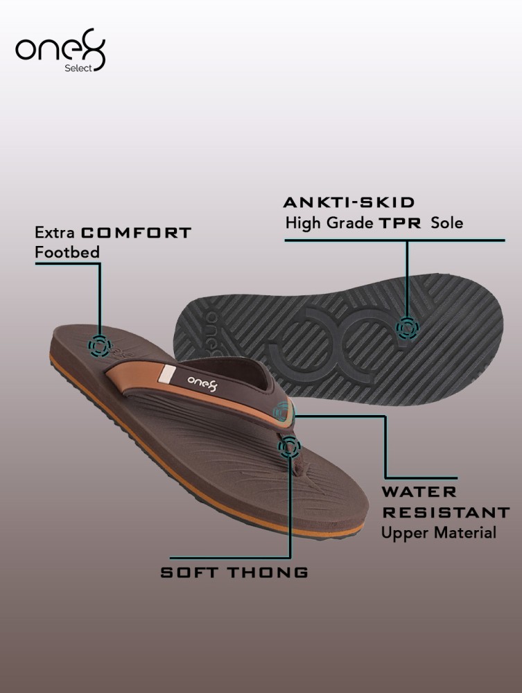 one8 Men By Virat Kohli Anti Skid Sole Comfortable Footbed Water