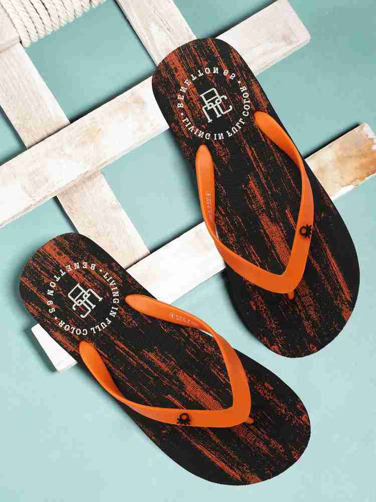 United colors of benetton men's flip flops thong sandals on sale