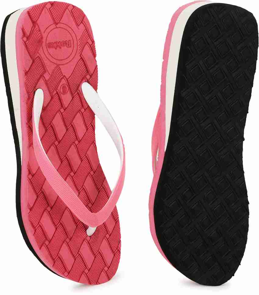 ROKKS Women Summer Flip Flop Heel Hawai Housewear Fancy Sandal for