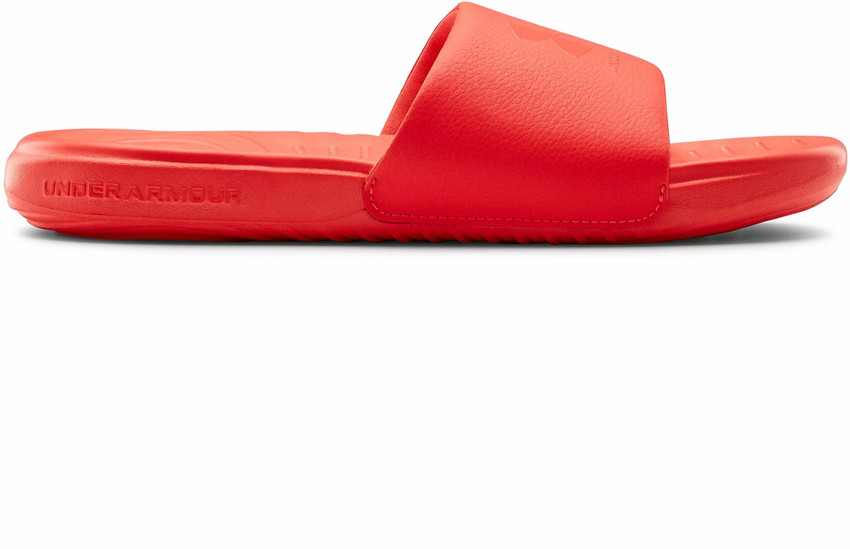 Red under store armour slides