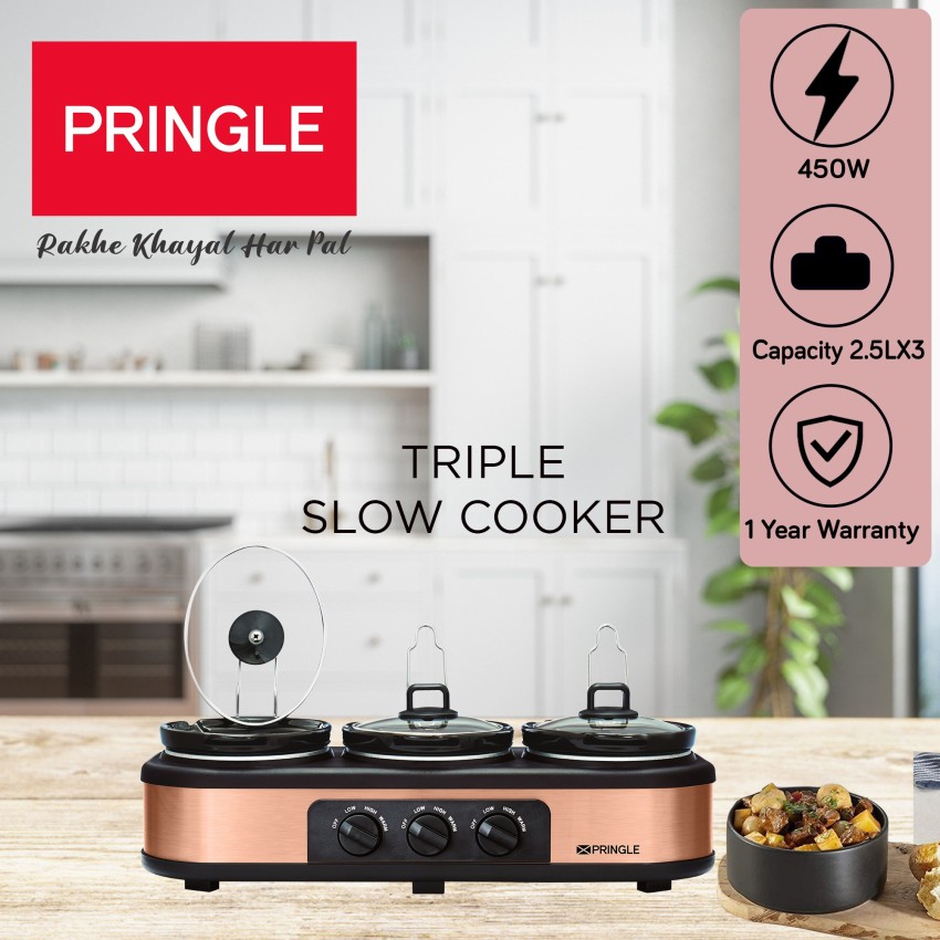 PRINGLE Dual Slow Cooker FW 1807 Slow Cooker Price in India - Buy