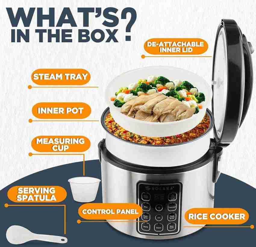 Buy Electric Rice Cooker 1 Litre Online at Price In India - Solara Home