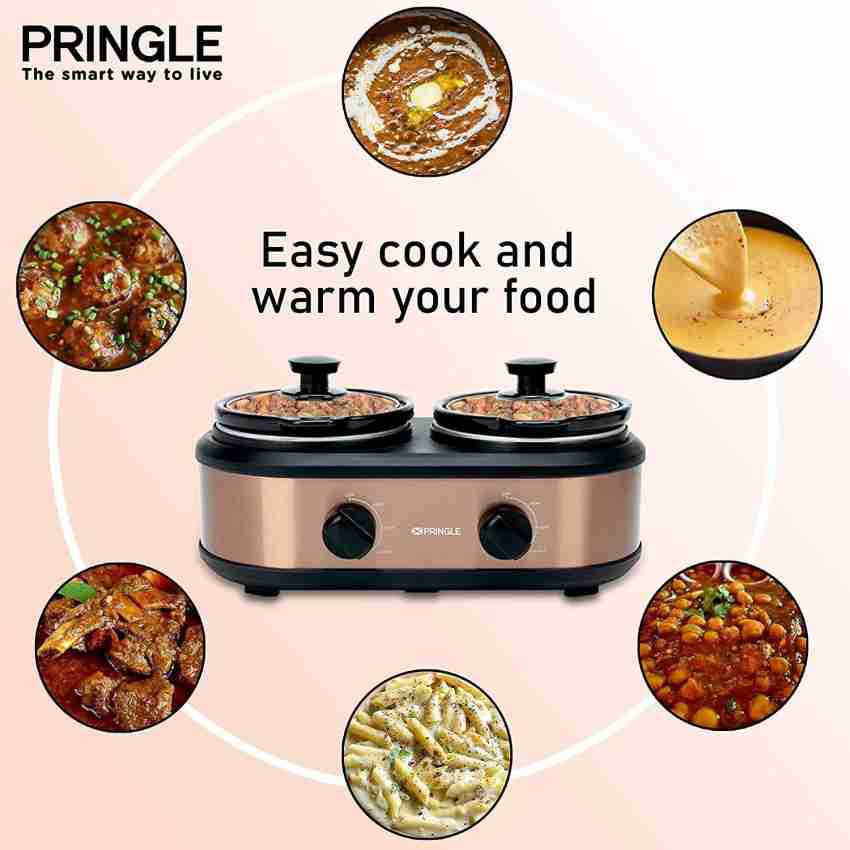 PRINGLE Dual Slow Cooker FW 1807 Slow Cooker Price in India Buy