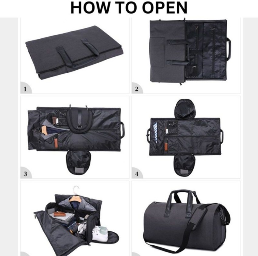 Suit Carrier Garment Bags Mens Travel Sports Duffle Gym Holdall Carry On  Luggage