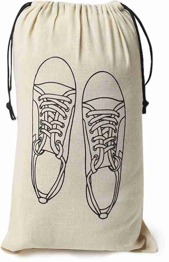 IVILLAGE Drawstring Shoe Bag Travel Pouch Combo with Doodles Home Storage Pack of 8 Small Travel Bag Price in India Reviews Ratings Specifications Flipkart