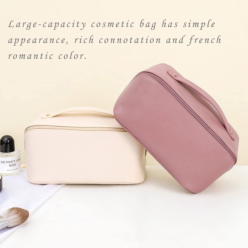  Large Capacity Travel Cosmetic Bag,PU Leather