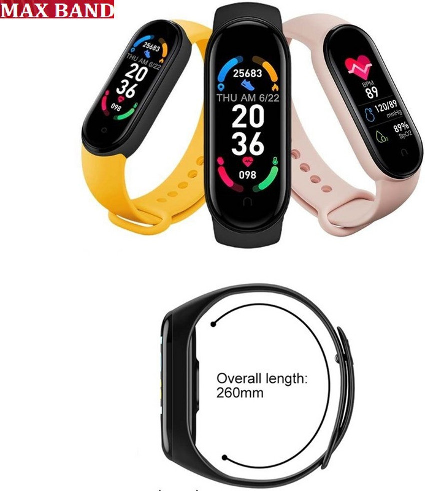 Jocoto S296 M7 PRO STEP COUNT SLEEP TRACKER SMART WATCH BLACK