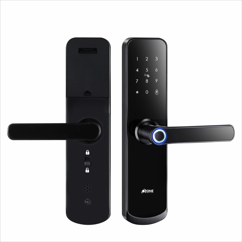 Buy iPlug i-04 Mortise Smart Door Lock For Home With RFID, Pin Code,  Fingerprint, Wifi Mobile App & Key Access - Black Online at Best Price in  India 