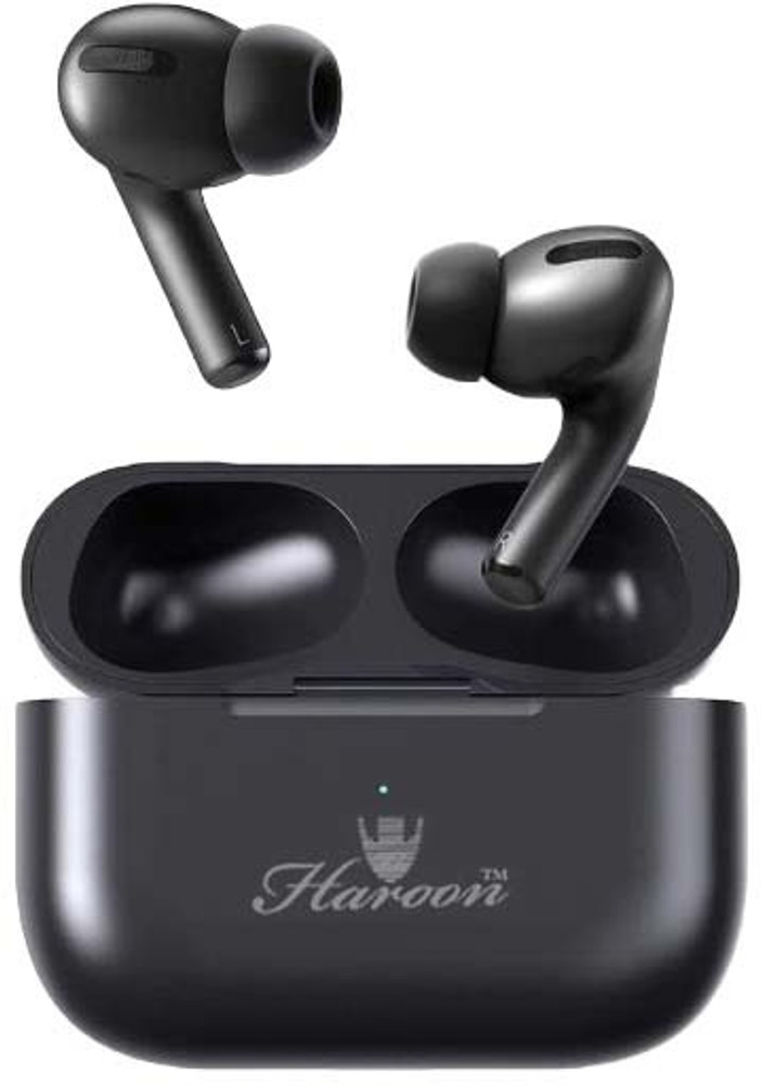 HAROON i12 Pro 100 Original Bluetooth Earbuds Black Smart