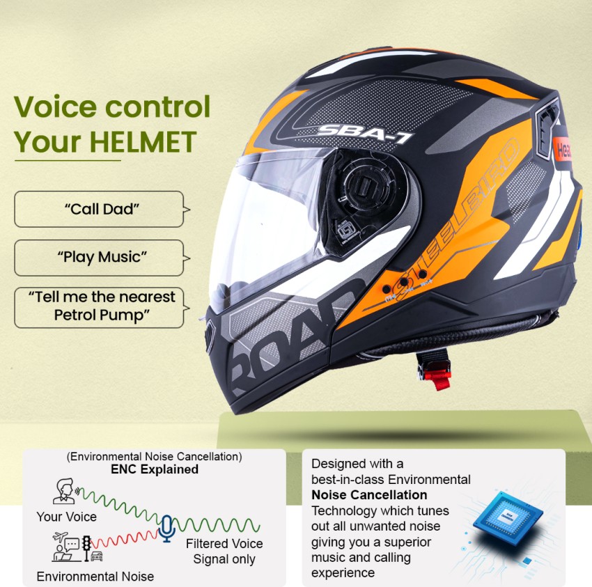 HEADFOX N2 Smart Bluetooth sba7 Calls, Music, GPS, Waterproof, Voice  Command Road SV Motorbike Helmet - Buy HEADFOX N2 Smart Bluetooth sba7  Calls, Music, GPS