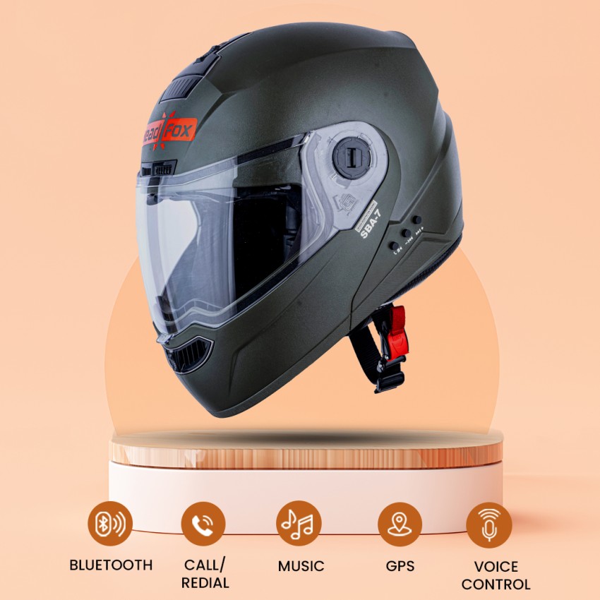 Bluetooth best sale helmet steelbird