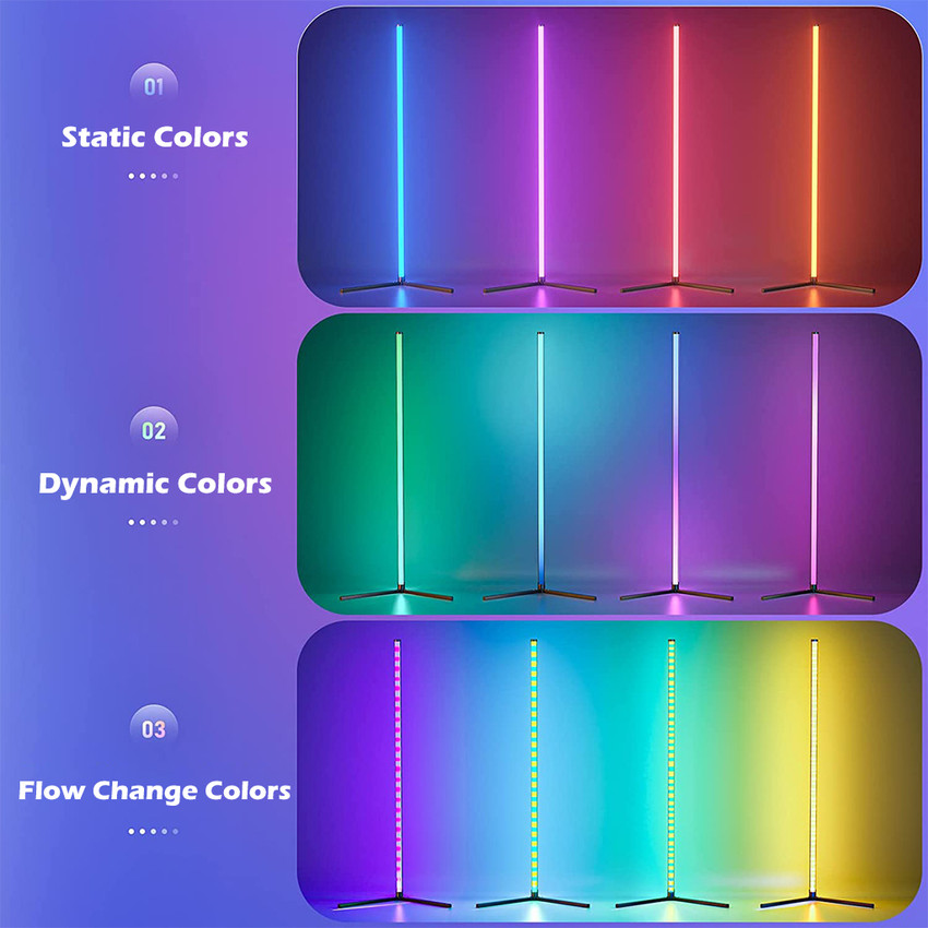 Led strip clearance floor lamp