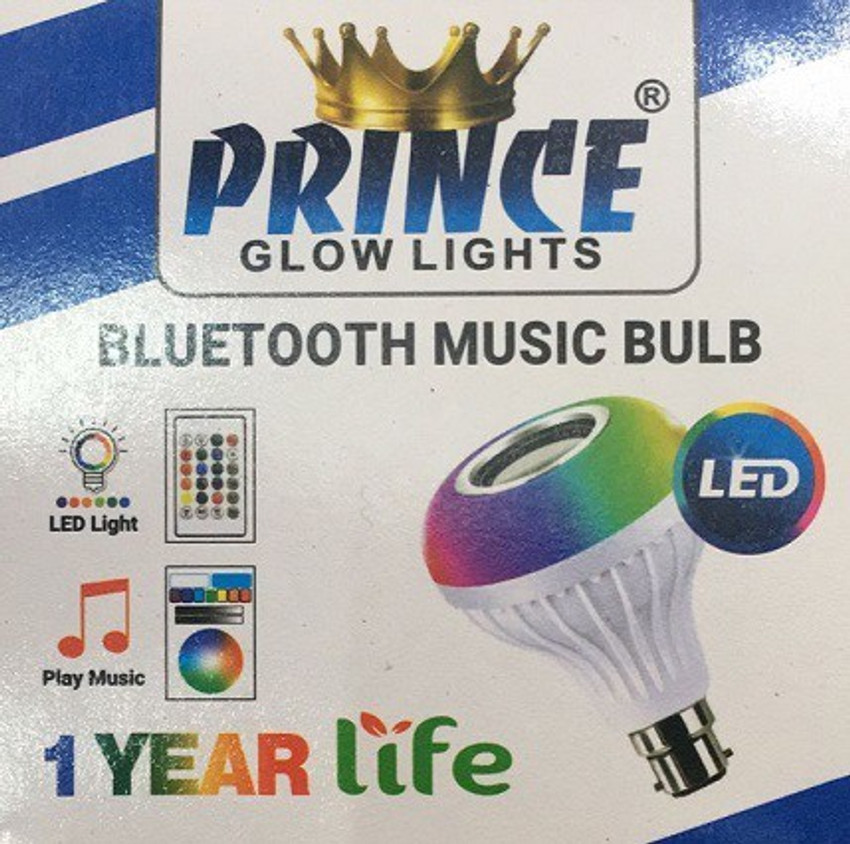 TECHMAZE BT Music Light Bulb B22 LED Speaker Color Changing 24Keys