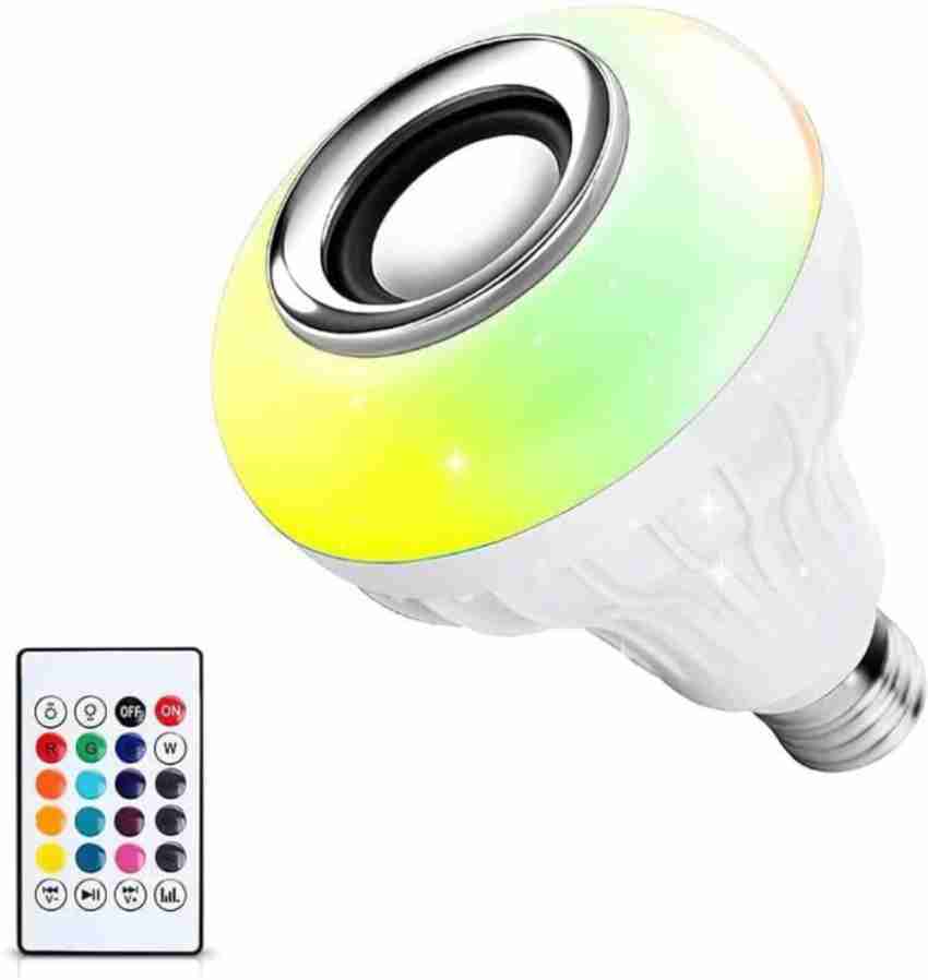 wahh Samite 50W RGB LED Light Bulb with Remote Control for