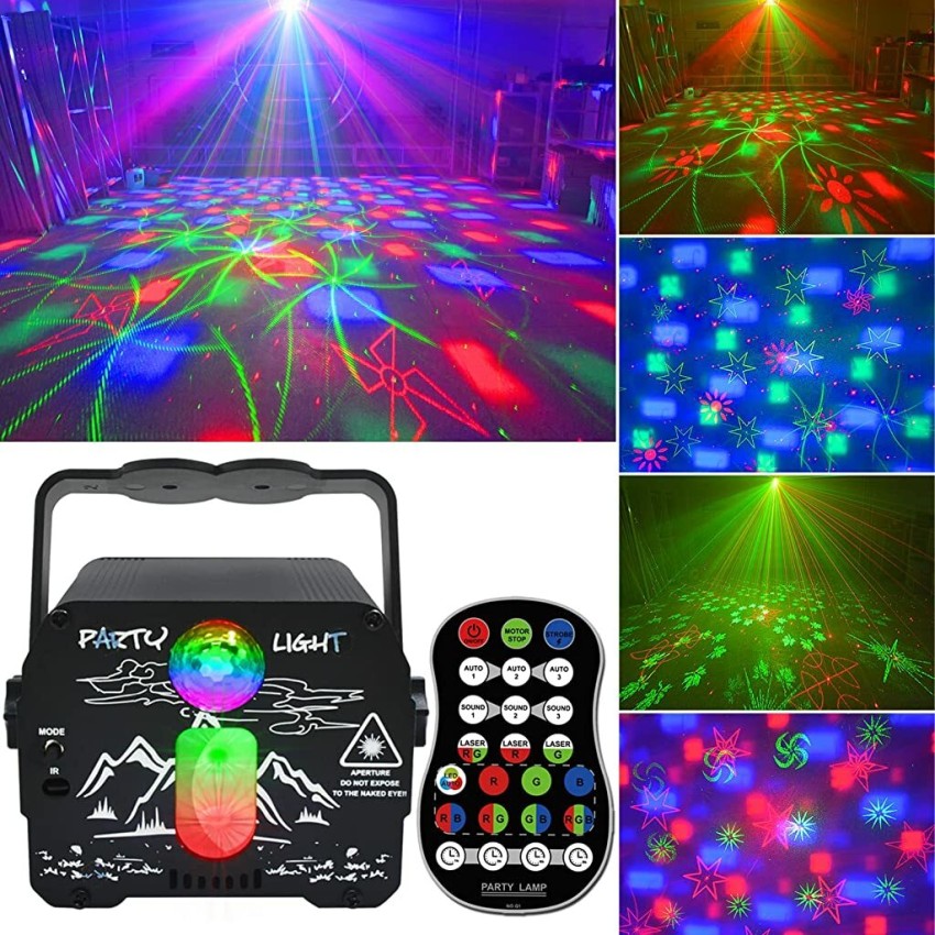 LED Retro DJ Lighting RGB Flash Hexagonal Stage Background Light for Bar  Club