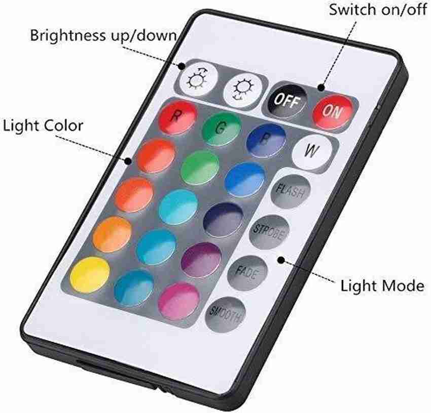 Vividlits Rgb LED light 3 Meter with Remote Control Light Strip Price in India Buy Vividlits Rgb LED light 3 Meter with Remote Control Light Strip online at Flipkart
