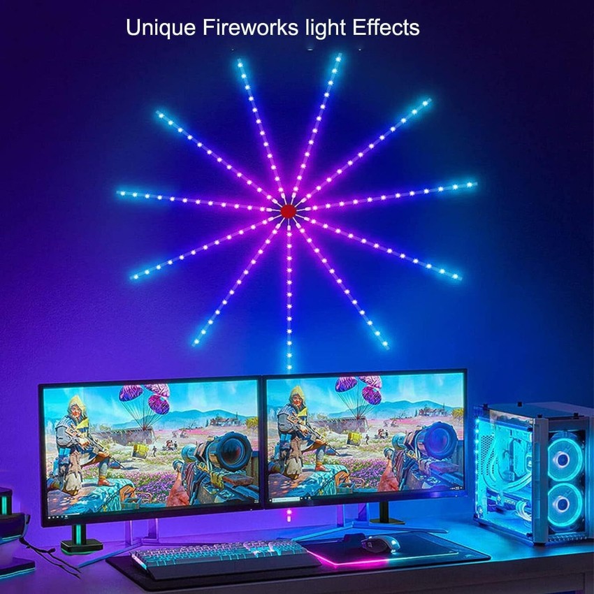 1 Pezzo Luci Rgb Led, Luci Smart Firework Led, Luci Led A Colori Per Sogno  Rgb Fireworks Per Camera Da Letto, Striscia A Led Usb Con Controllo Tramite  App E Telecomando Con