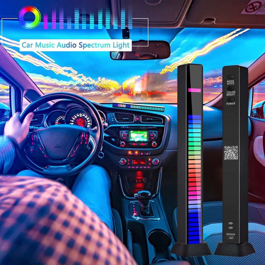 Cospex 32 LED RGB Colorful Car Sound Control Ambient Light For Car