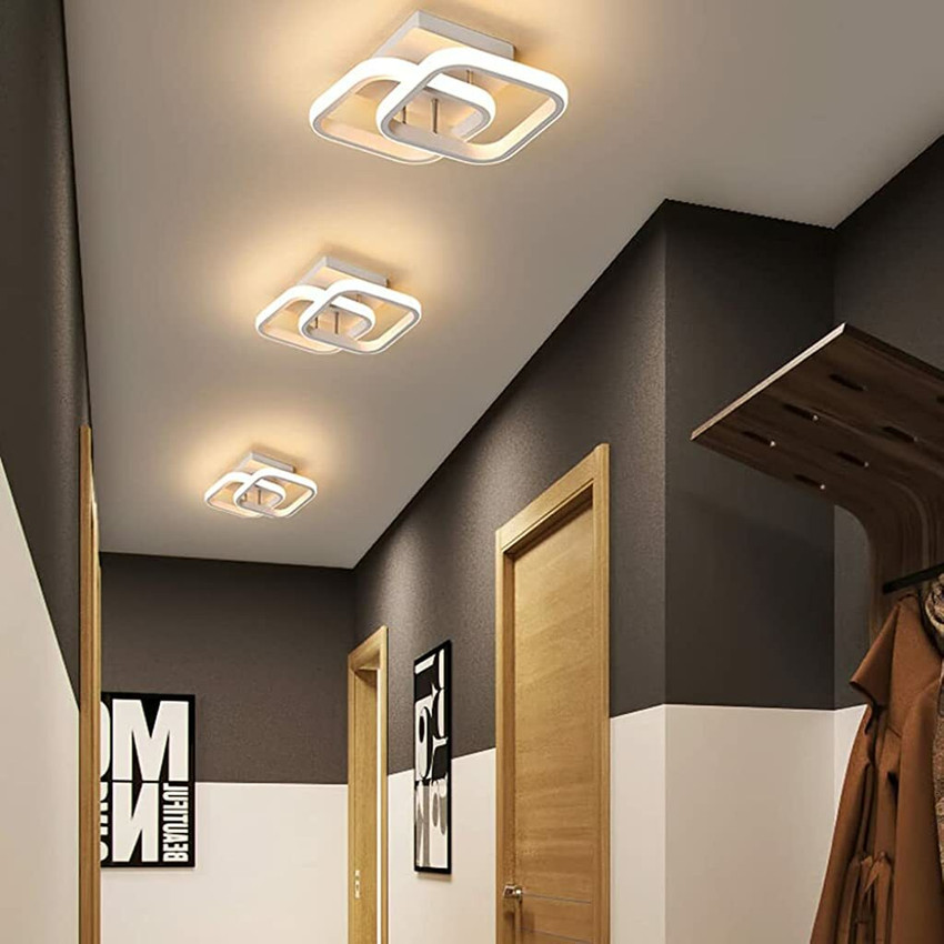 Modern square led ceiling lights top