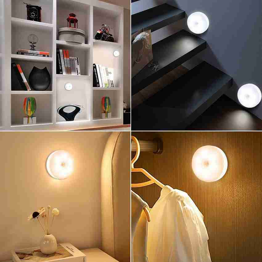 XERGY Motion Sensor Lights Wireless Body LED Night Light USB
