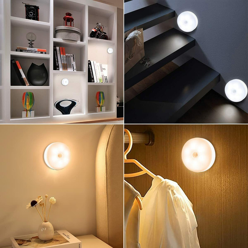 XERGY Motion Sensor Lights Wireless Body LED Night Light USB Rechargeable for Hallway Smart Sensor Light Price in India Buy XERGY Motion Sensor Lights Wireless Body LED Night Light USB Rechargeable