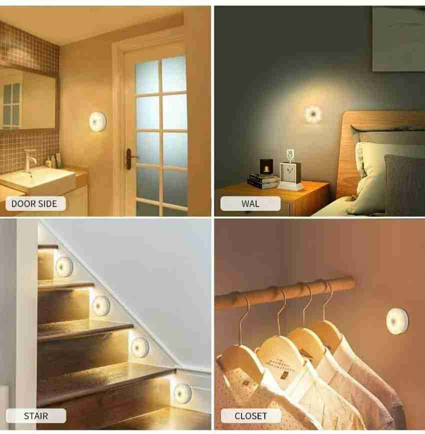 Seethat Motion Sensor Light Motion Sensing Battery Powered LED