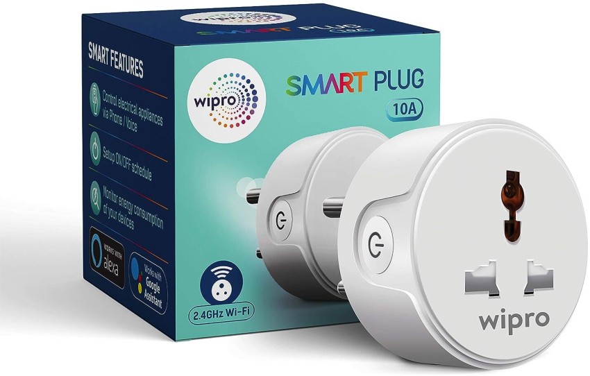 Wipro 10 Amp Smart Plug Smart Plug Price in India - Buy Wipro 10 Amp Smart  Plug Smart Plug online at