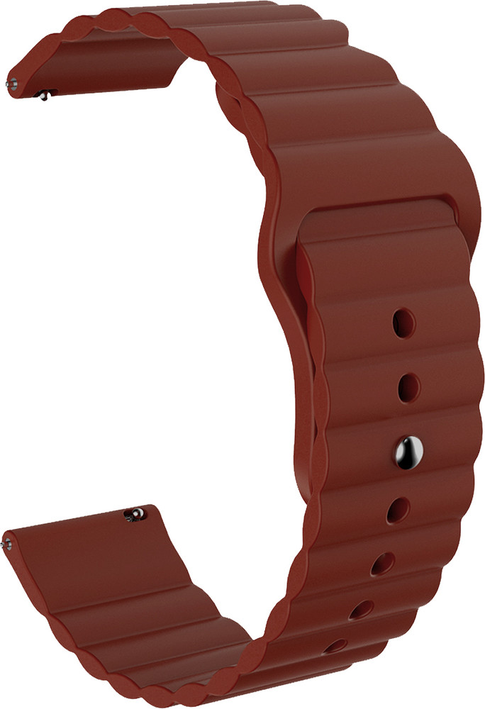 ACM Watch Strap Wave Belt for Fastrack Smart Discovery Smartwatch Band Brown 3765057 mm Silicone Watch Strap Price in India Buy ACM Watch Strap Wave Belt for Fastrack Smart Discovery Smartwatch