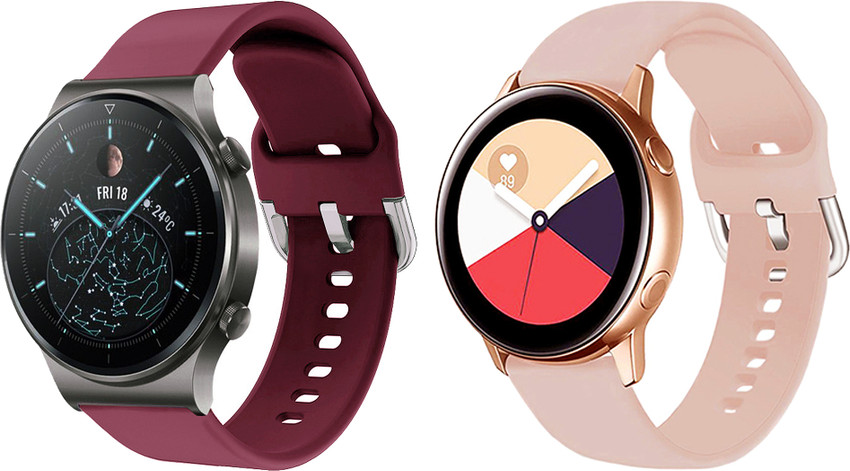 ACM Pack of 2 Watch Strap Hook for Fossil Q Wander Digital Purple
