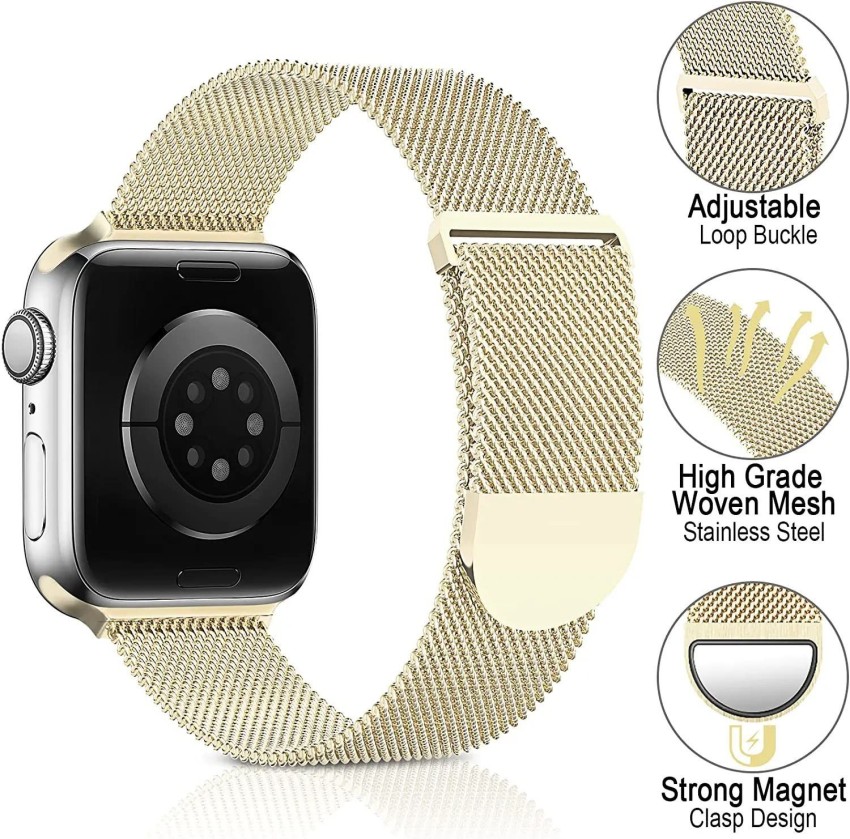 Apple Watch with Stainless Steel, Magnetic Clasp Design