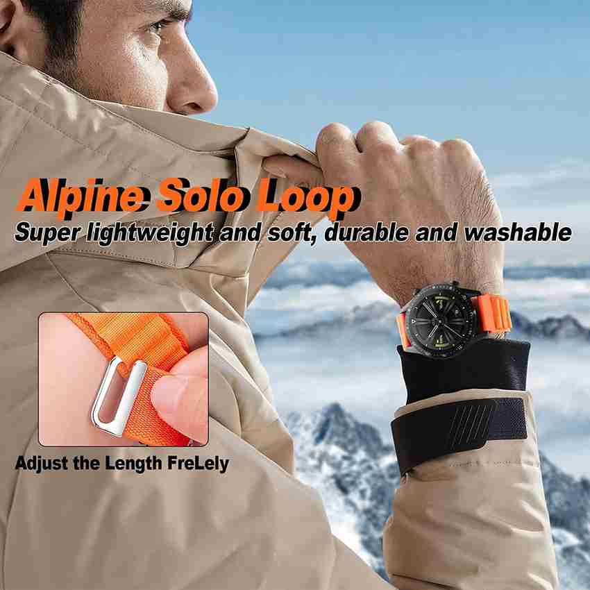 KHR 22mm Nylon Loop Belt for Noise ColorFit Pro 4 Alpha All 22MM