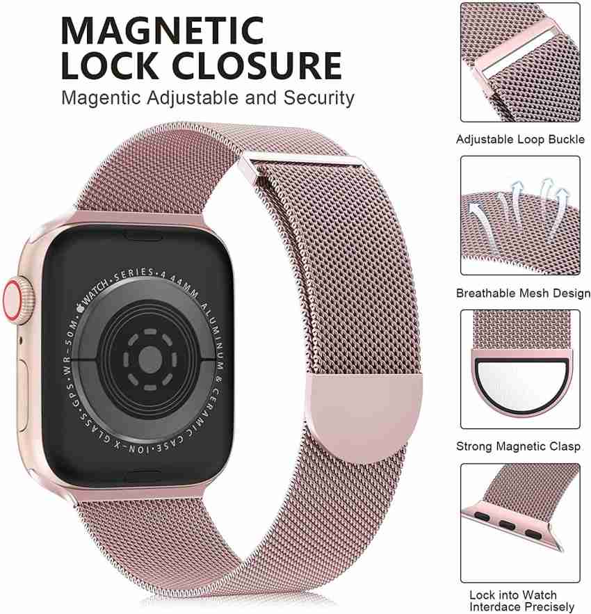 Pulseira Para Apple Watch 42 / 44 / 45 / 49MM Ultra Fit - Rosa