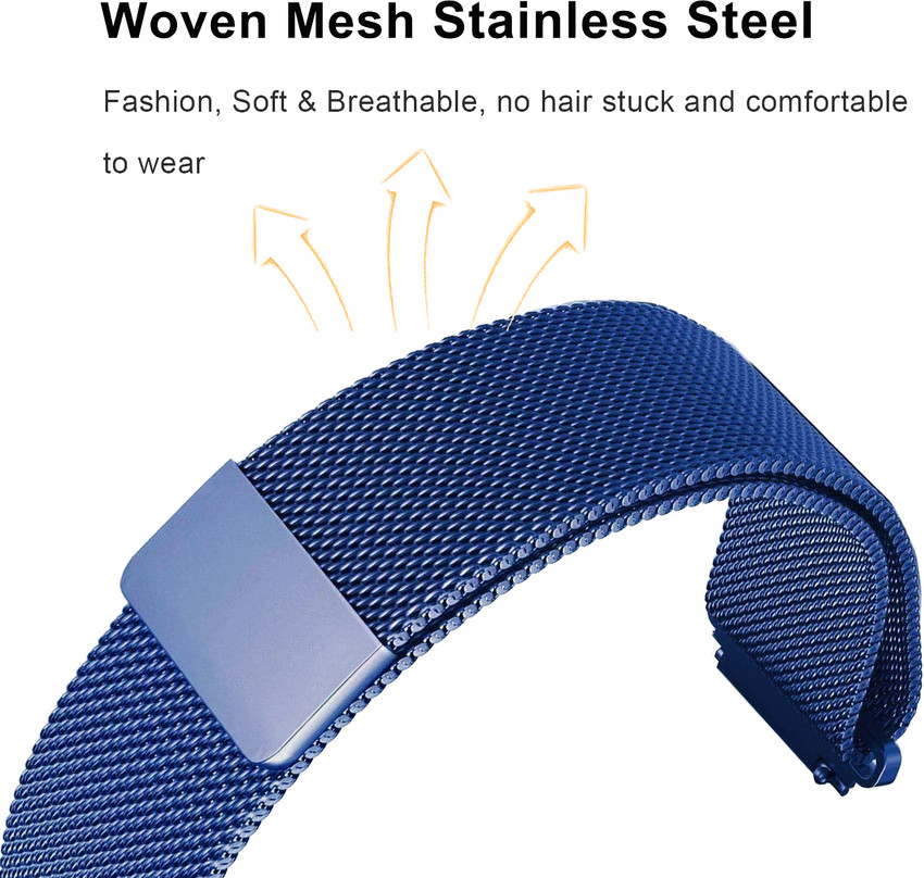 ACM Watch Strap Magnetic Loop 22mm for Fastrack Reflex Vox Metal