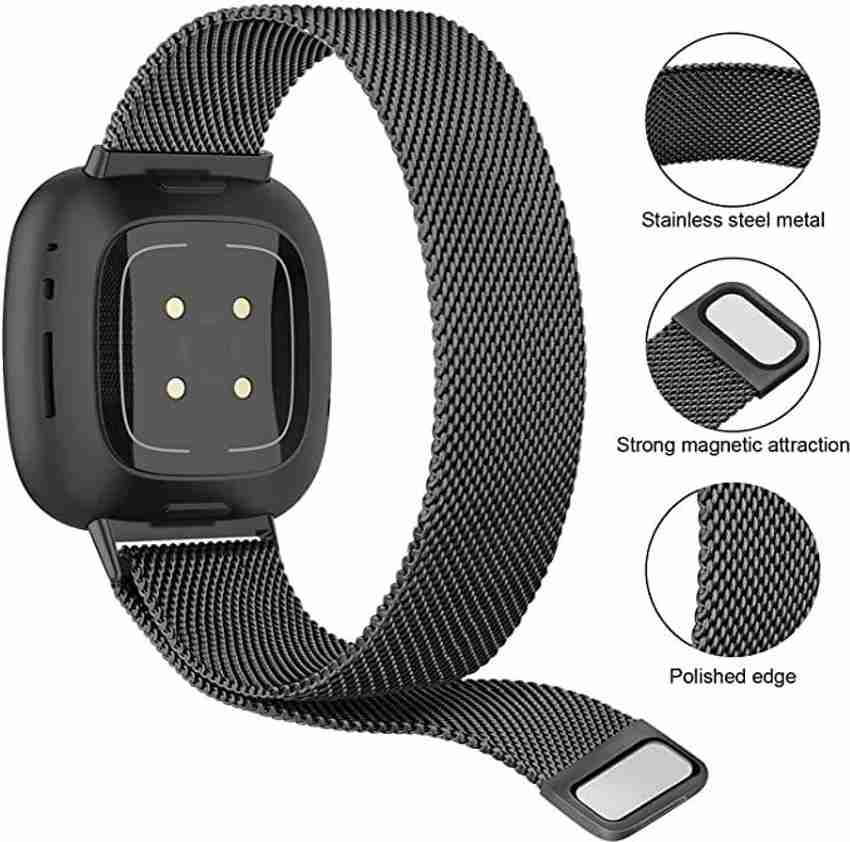 Fitbit versa hot sale milanese band