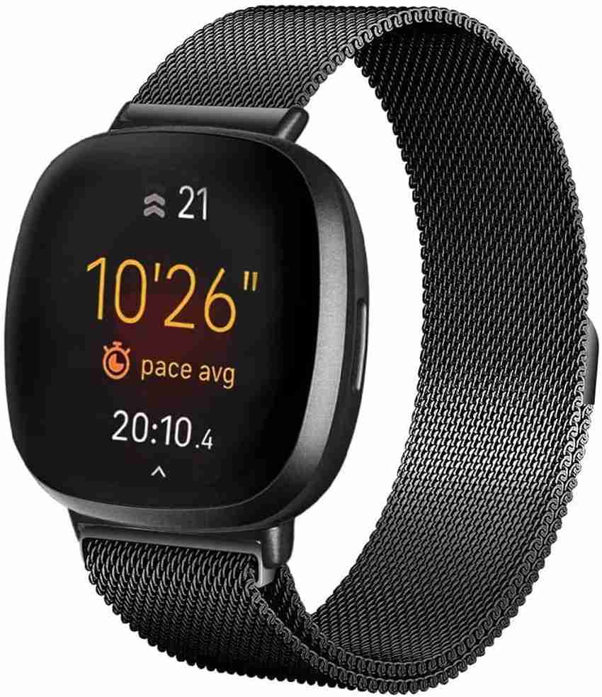 Metal fitbit hotsell versa strap