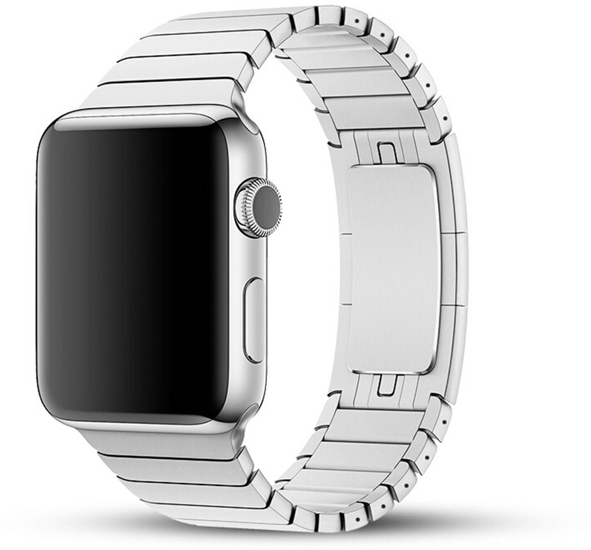 Casebudz Stainless Steel Link Bracelet for Apple Watch 1 2 3 4 5