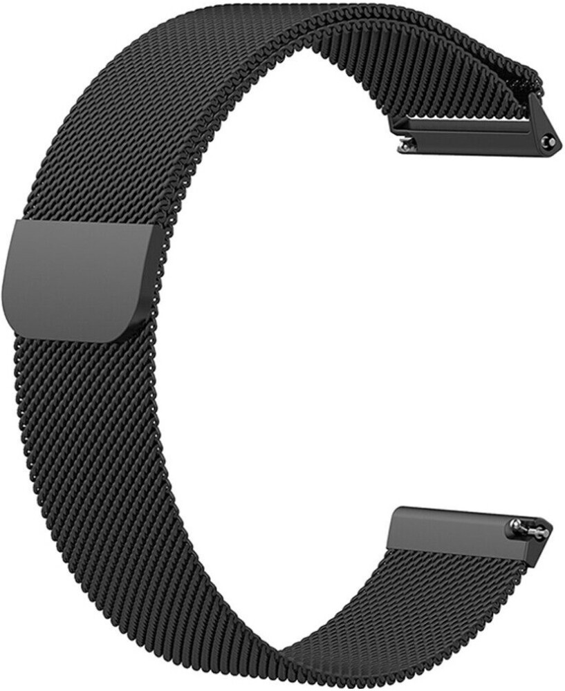 Zelfo Magnetic Metal Chain Strap Compatible With Fastrack Active Pro Smart Watch BND 1ML22BK 1403 Smart Watch Strap Price in India Buy Zelfo Magnetic Metal Chain Strap Compatible With Fastrack Active ...