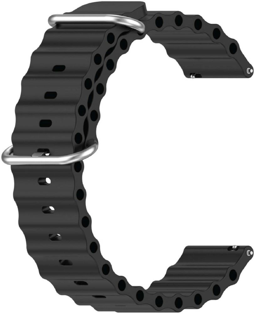 gettechgo 22mm Realme OC BLK Smart Watch Strap Price in India