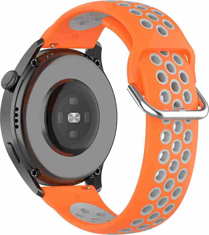 ACM Watch Strap Belt for Fastrack Rave Fx2 Smartwatch Band Orange White Smart Watch Strap Price in India Buy ACM Watch Strap Belt for Fastrack Rave Fx2 Smartwatch Band Orange