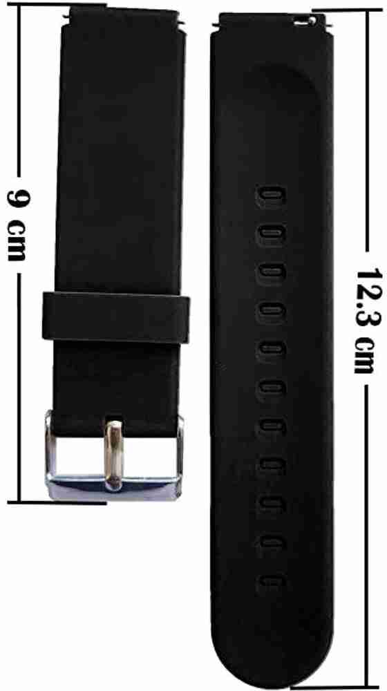 19mm silicone watch band outlet