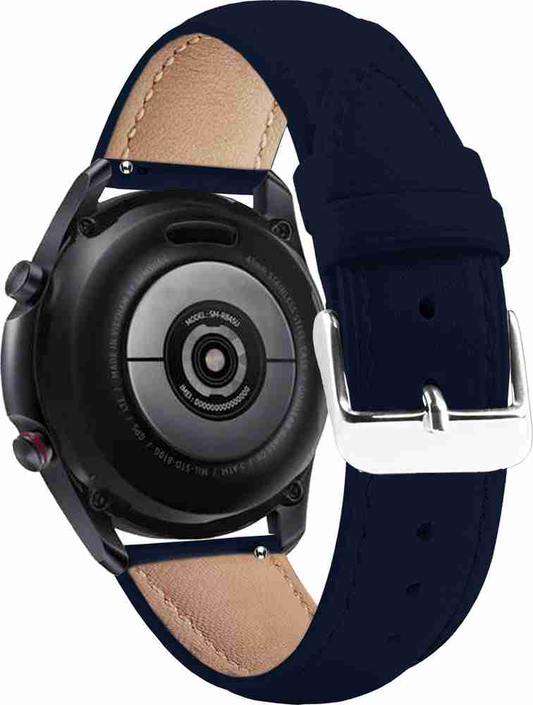 ACM Watch Strap Leather Belt for Samsung Galaxy Watch4 Classic 46mm Sm R890 Blue Smart Watch Strap Price in India Buy ACM Watch Strap Leather Belt for Samsung Galaxy Watch4 Classic 46mm