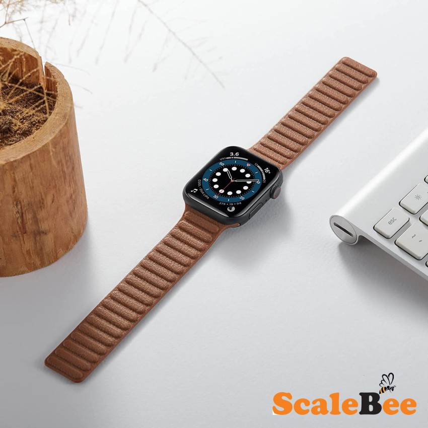 Genuine Leather Strap For Apple Watch Band 7 41/45mm iWatch 6 SE 5